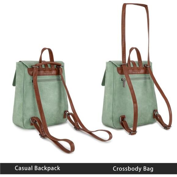 Womens Medium Backpack Convertible Mint Green